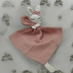 Doudou plat lapin crochet - LUCIE - Vignette | Mon ami doudou