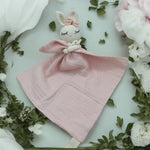 Doudou plat lapin crochet - LUCIE - Vignette | Mon ami doudou