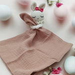 Doudou Plat lapin Crochet - LIVIA - Vignette | Mon ami doudou