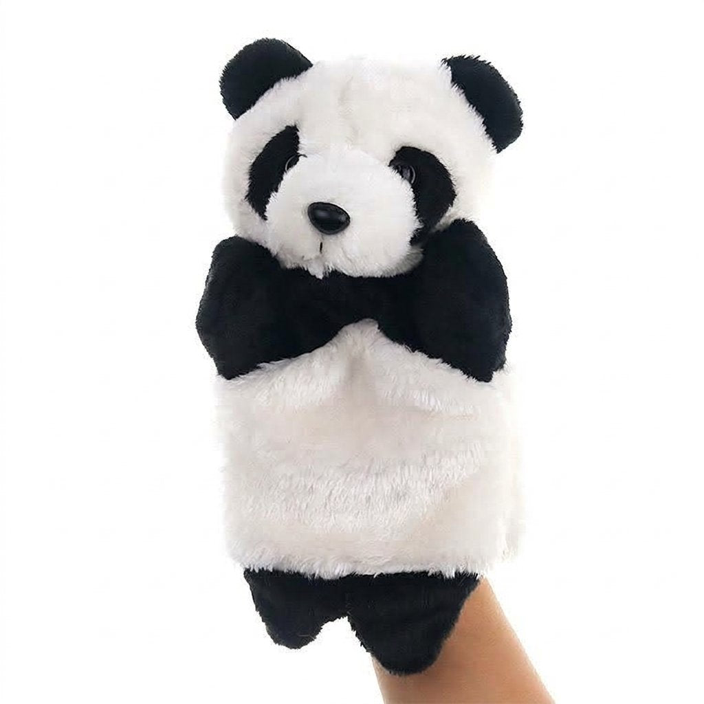 Marionnette à main en peluche panda