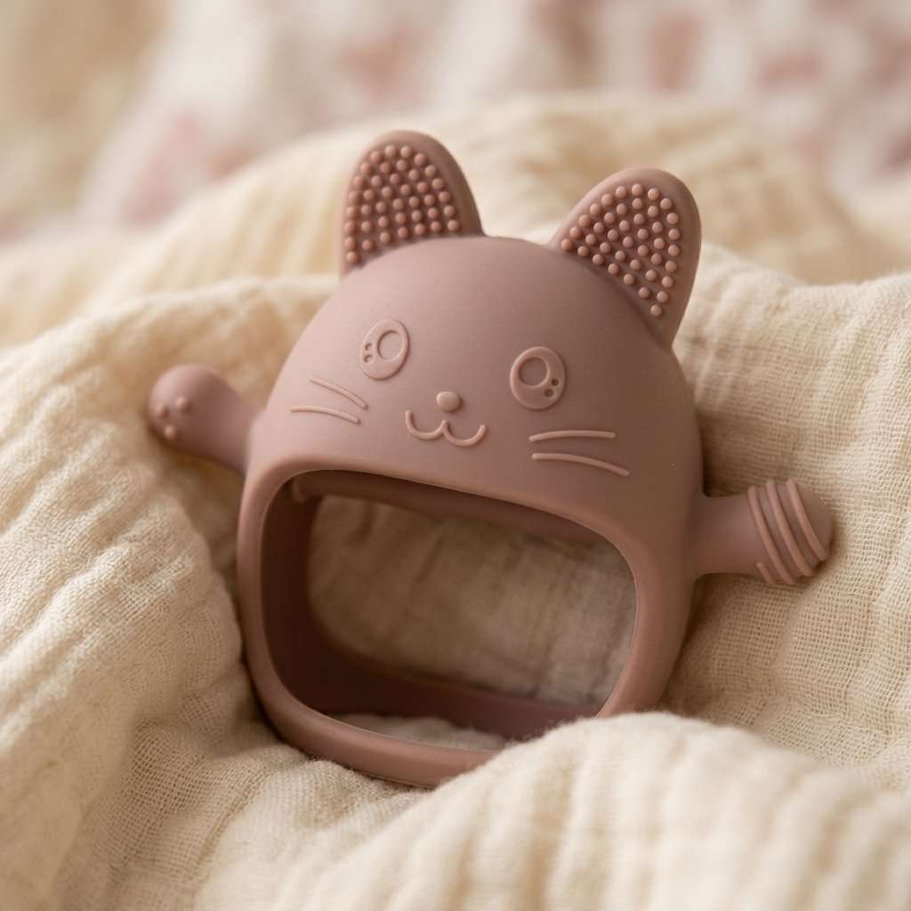 Détail des oreilles à picots du chat de dentition Image