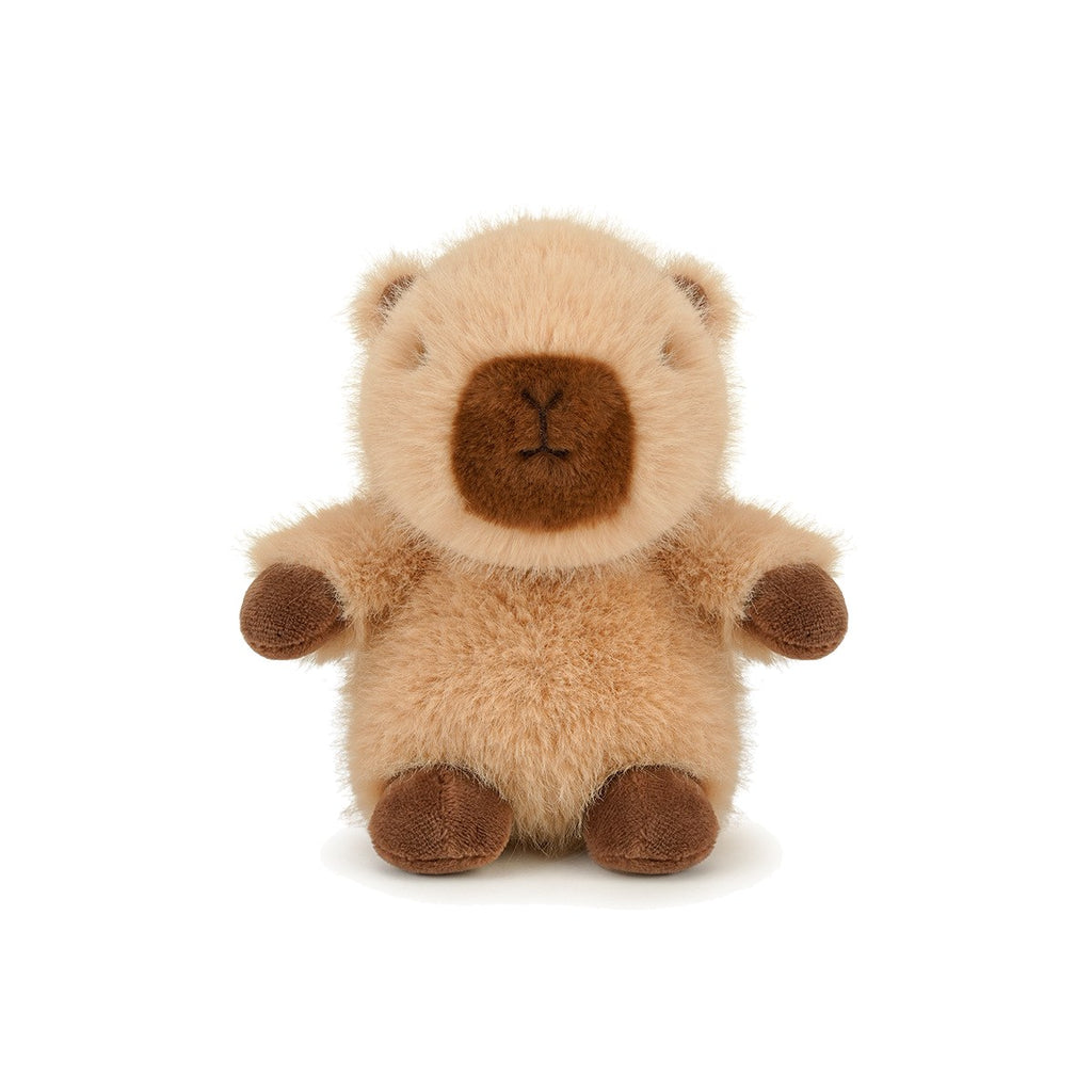 Petite peluche capybara duveteuse de 15 cm