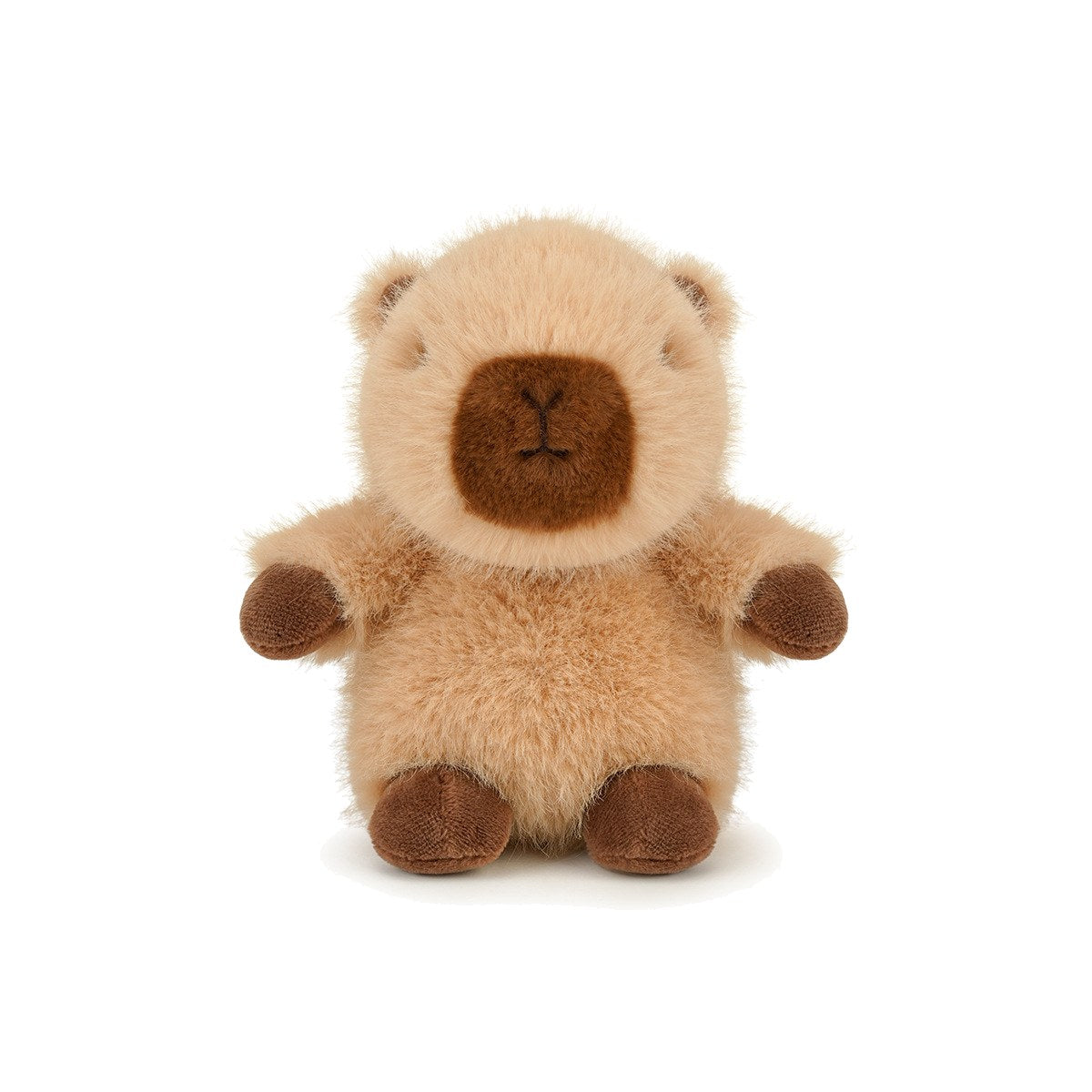 Petite peluche capybara duveteuse de 15 cm