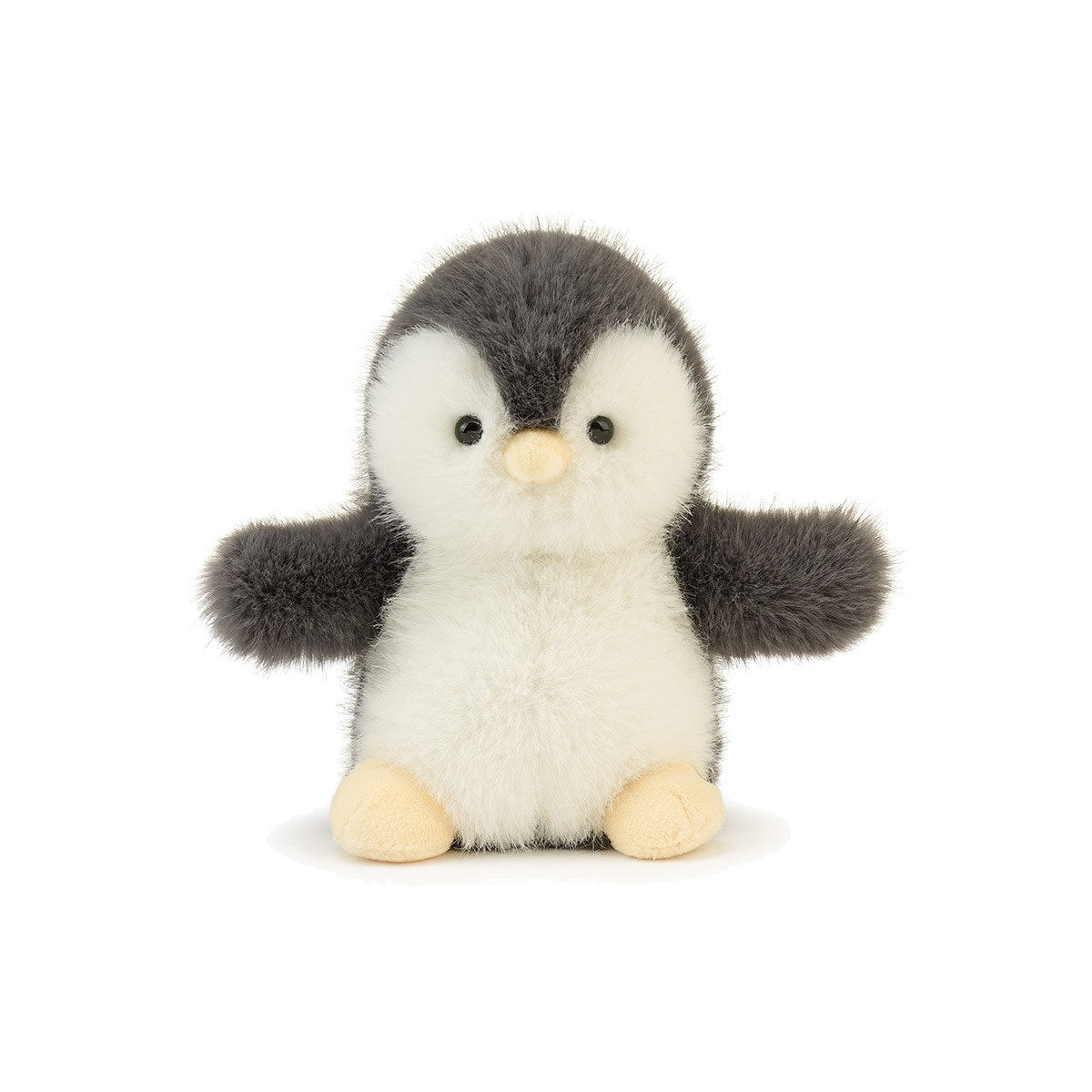 Petite peluche pingouin duveteuse de 15 cm