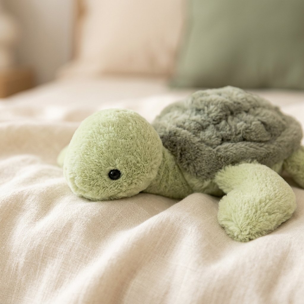 Carapace matelassée de la peluche tortue de mer