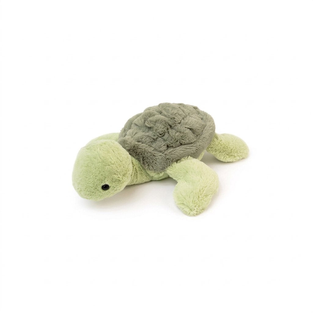 Peluche tortue de mer vue de trois quarts